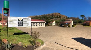 Villa Maria Health Centre entrance and surrounding grounds